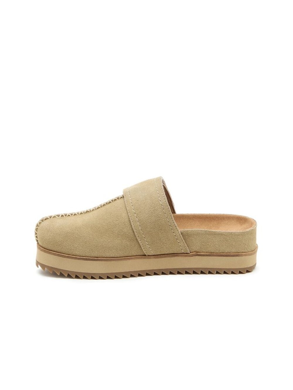KELSI DAGGER Brooklyn Fig Suede Clog Color Natural Size 9US NWT - Picture 2 of 7